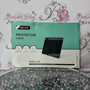 Mosiso laptop case hard sparkly glitter black Protective Hard Case Mac book